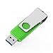RAOYI 10 Pack 8GB USB Flash Drive, USB 2.0 Swivel Metal Memory Stick Thumb Drives Pen Drive Jump Drive for Data Storage (4 Mixed Color)
