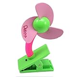 Sealike Baby Safety Clip-On Mini Stroller Fan Battery Powered with Stylus