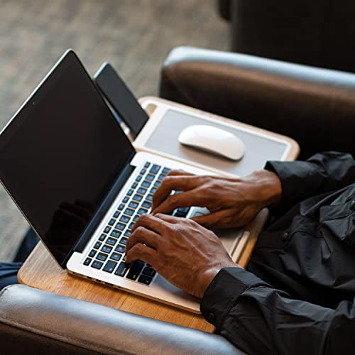 LapGear Home Office Lap Desk with Device Ledge, Mouse Pad, and Phone