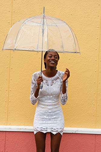 ShedRain Bubble Umbrella – See Through, Rain & Windproof Umbrella - Perfect for Weddings, Prom, Outdoor Events - Automatic Open
