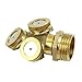 Kangnice 2pcs Brass Agricultural Misting Spray Nozzle Garden Sprinkler Irrigation System