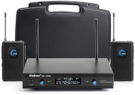 Enbao MD-1000 Wireless Microphone Guitar System UHF for Anti-interference Purpose