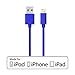 LABC Apple-Certified MFi Lightning Cable Sync & Charge Color Cable 6 ft / 1.8m iPhone Lightning Cable Charging Apple USB Cable Data Sync Cable 8 Pin Cable for iPhone 7 6s 6s Plus iPad (LABC-507 Blue)