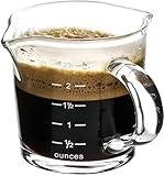 QWORK Espresso Shot Glass with Handle, 2 Pack