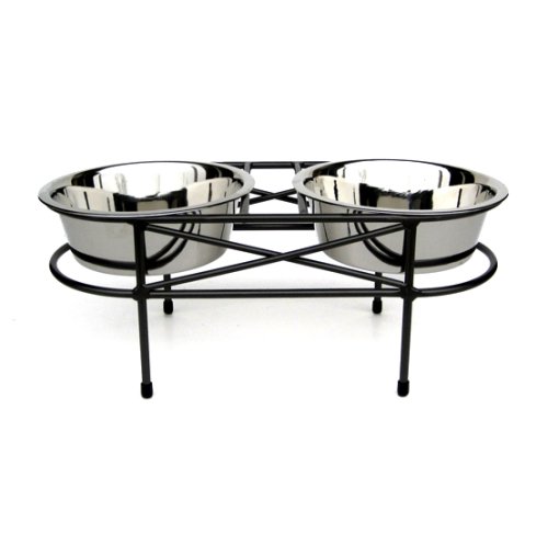 Pet Supplies Nmn Products Mesh Double Bowl Elevated Diner 7
