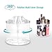 Makeup Organizer Acrylic 360 Degree Rotating Cosmetic Storage Large Capacity Makeup Tools Holder for Countertop Fits Toner Creams Makeup Brushes Lipsticks and More by HOMEASY