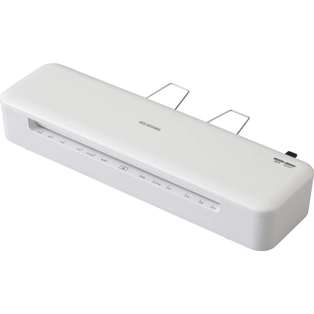 アイリスオーヤマ ラミネーター A4/A3対応 ~150μm対応 ウォームアップ時間35秒 波打ち防止 リバース機能付き ホワイト HSL-A32-W商品画像