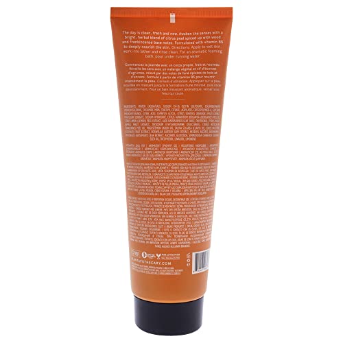 Plant Apothecary Start Happy Natural Moisturizing Body Wash - Citrus Aromatherapy Body Wash for Women and Men with Bergamot and Vitamin C - 8.4 fl oz