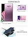 KILINO Galaxy Note 9 Wallet Case [S-Pen Fully Compatible] [PU Leather] [Soft TPU] [RFID Blocking] [Shock-Absorbent Bumper] [Card Slots] [Kickstand] Flip Folio Cover for Samsung Galaxy Note9 - Blue