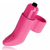 AKStore Waterproof 7 Speed Mini Finger Massager - Female Personal Massager - Trigger Point Electric Massagers - Muscle Self Massage Tools(Pink)