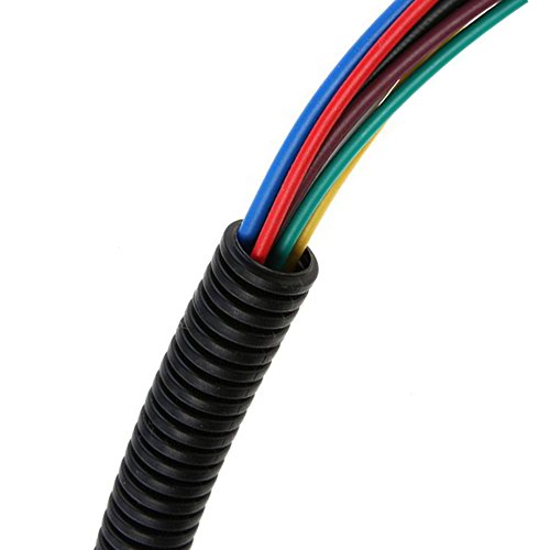 NEW SUN Heavy Duty 7 Way Plug Cord Inline RV Style Blade Trailer End Connector with Molded Cable - 8.2FT Long