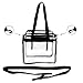 Youngever Clear Bag 12 X 12 X 6, Stadium Approved, Clear Tote Bag, Heavy Duty, Shoulder Straps and Zippered Top and Inside (1 Pack)