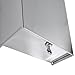 (1 Pack) Sanitary Napkin Disposal Receptacle with Key and Lock - 304 Grade Heavy Duty Stainless Steel - 1.8 Gallon Capacity