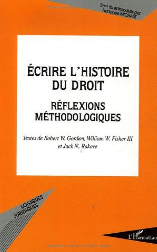 Écrire l'histoire du droit