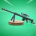 manhuan M82A1 Sniper Rifle Trumpet Barrett Metal Game Props Guns Model Action Figure Arts Toys Collection Keychain Gift