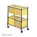 Safco 5278BL Mobile File, Two-Tier Large, Black