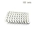 100 Sets Silver Tone Magnetic Purse Snap Clasps/Closure Purse Handbag 14mm