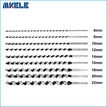 Generic 16mm Twist Wood Drill Bit 460mm for Metal Quty Sarbon Steel bits Drilling Woodworking Tools 6/8/10/12/14/16/18/20/22/25mm