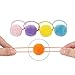 Candygirl 24 Pcs Girls Fluffy Ball Elastic Ties,Ball Ponytail Holders,Hair Bands,Hair Elastics,Value Set (fluffy ball 24pcs)