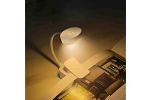 Book Light for Night Use, Reading Light Clip Design, Portable Book Light Clip On for Bedtime Reading