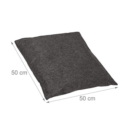 Relaxdays Hondentent, kleine huisdiertipi voor honden en katten, van vilt en hout, met kussen, 70,5 x 59,5 x 59 cm… - Afbeelding 6