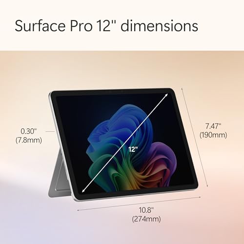 Microsoft Surface Pro | Copilot+ Pc | 12” Lcd Touchscreen | Snapdragon® X Plus | 16Gb Memory | 256Gb Ssd | Latest Model, 1St Edition | Platinum - View 15