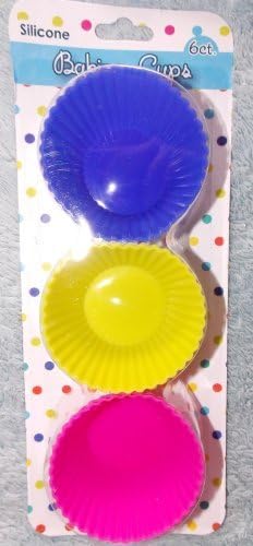 Silicone Baking Cups (6 Count) Non-Stick & Easy to Clean