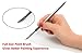 Artist Digital Stylus Brush In 1 Tool - Essential For Digital Artists For All Capacitive Touch Screen Smartphone And Tablets Android, Apple iPad, iPad Air, iPad Mini Silver/Black Digital Brush Stylus