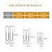 Paper Clips,700 Pcs PaperClips,Small,Medium and Jumbo,Assorted Size Metal Paper Clamps for School Office Clips and Personal Document Organization(28mm,33mm,50mm)（Sliver）