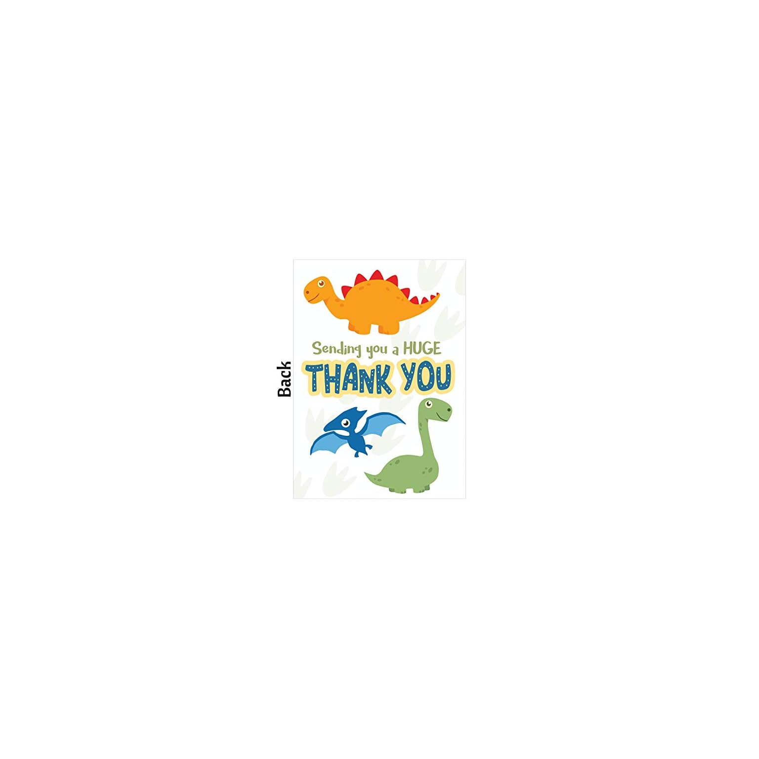 25 Kids Dinosaur Thank You Cards These Cute Fill In Thank You Notes