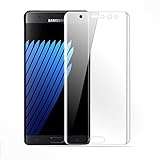 [Update Version] SUPTMAX Galaxy Note 7 Screen Protector [Full Coverage] 9H Samsung Note 7 Glass Screen Protector [Anti-Scratch] Curved Tempered Glass for Galaxy Note 7 (Clear)