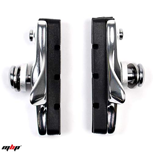 MBP 55mm Road Bicycle Caliper Rim Brake Shoe Set w/Alloy Pad Holders