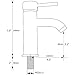 Shaco Commercial Stainless Steel Vanity Single Handle Bathroom Faucet ,Brushed Nickel Bathroom Sink Faucets