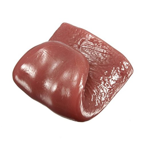 Gooday 3 Pcs Realistic Fake Tongue Gross Jokes Prank Magic Tricks