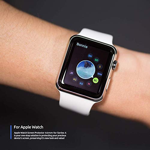 Apple Watch Screen Protector (44mm for Series 4) Full Screen 99% Clear Max Coverage Anti-Bubble iWatch Screen Protector 44mm- 2 Pack - Thumbnail 6