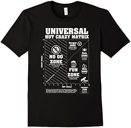 Mens Universal Hot Crazy Matrix Shirt Large Black