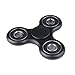 Fidget Spinner Toy Tri-Spinner Fidget Toy Stress Reducer Focus Toy for Killing Time Spins Last for a long time (black)