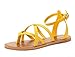 DREAM PAIRS Women's Slim Ankle Straps Flat Sandals