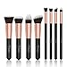 BESTOPE PRO Premium Synthetic Foundation Blending Face Powder Blush Concealers Eye Shadows Make Up Brushes Kit (Pink)