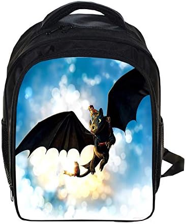 How to Train Your Dragon Printed Kids School Backpack Unisex Casual Cartoon Students Backpack