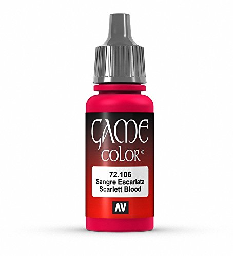 Vallejo Scarlett Blood Game Color Paint Set