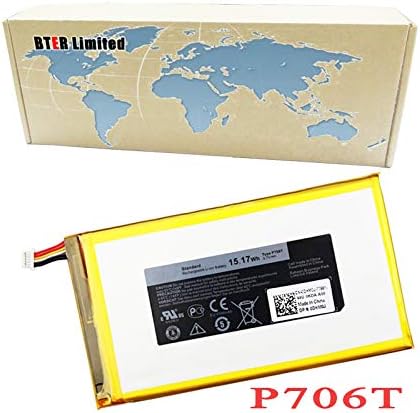 |_Recom'mend_| 3.7V 15.17Wh Laptop P706T Battery Compatible with Dell Venue 7 8 T02D 3730 3830 8" 0CJP38 02PDJW Tablet Laptop