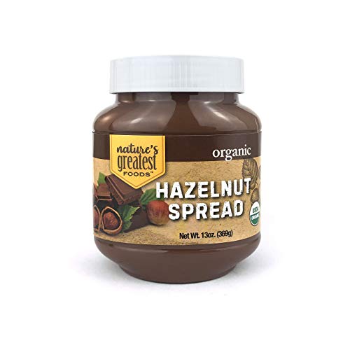 Nature's Greatest Foods, Organic Hazelnut Spread, 13-Ounce