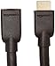 Amazon Basics HDMI High-Speed Extension Cable, Male to Female, 4K@60Hz, 48-Bit Color, HDCP, True HD Dolby 7.1, Ethernet Ready, 15 Foot, Black