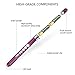 Opoway Pen Light with Pupil Gauge LED Penlight Medical for Nursing School Doctor Diagnostic (Pink & Purple)