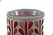 Scentsationals Wax Melt Warmer, Wax Warmer for Scented Wax Melts - Mosaic Collection Cosmic Red - Candle Wax Melter for Fragrance Cubes and Tarts