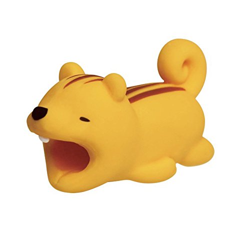 Unpara Cute Cable Bite for Iphone Smartphone Cable Cord Animal Phone Accessory Protects (Squirrel)