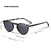 CANYEUX Vintage Round Polarized Sunglasses for Women and Men, 100% UV Protection (Tortoise Frame With Grey Lens)