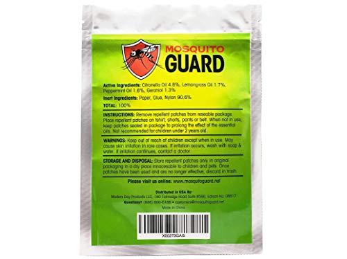 Mosquito Guard Repellent Stickers/Patches for Kids (60 Pack) Made with Natural Plant Based Ingredients - Citronella, Lemongrass, Geraniol - Deet Free - Thumbnail 2