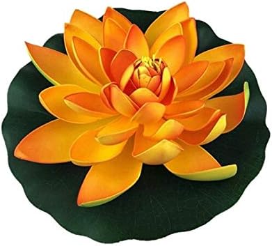 DHG -Garden Statues - Pool Fish Tank Simulation Flower Decoration Simulation Water Lily Outdoor Garden Sculptures